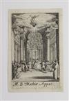 Collection of approximately 50 prints. Including etchings and engravings by, after or attributed to Callot, Hollar, Both,...